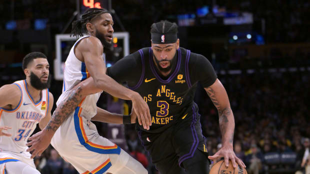 Anthony Davis, Los Angeles Lakers, Isaiah Joe, OKC Thunder